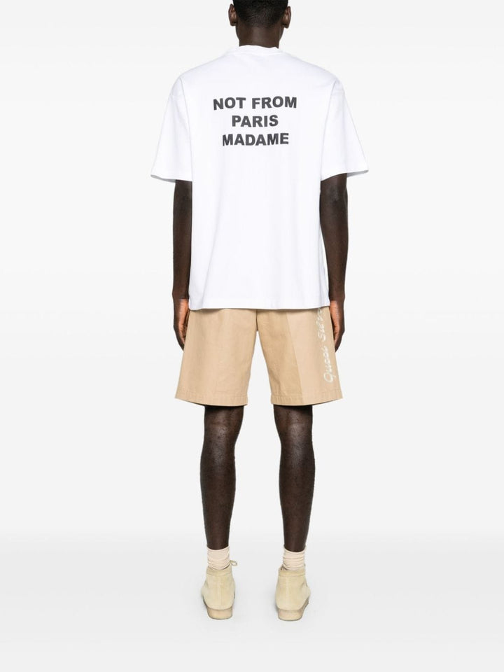 Drôle de Monsieur - T Shirt blanc Slogan - Lothaire