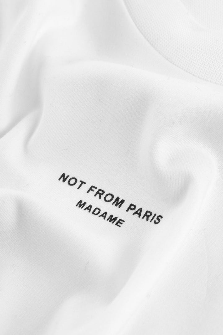 Drôle de Monsieur - T - Shirt blanc Slogan - Lothaire