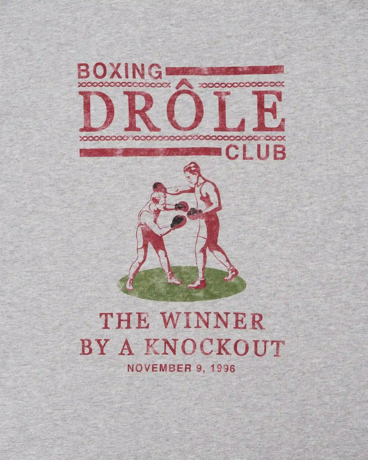 DRÔLE DE MONSIEUR - T-shirt Boxeurs Drôle Gris chiné - Lothaire