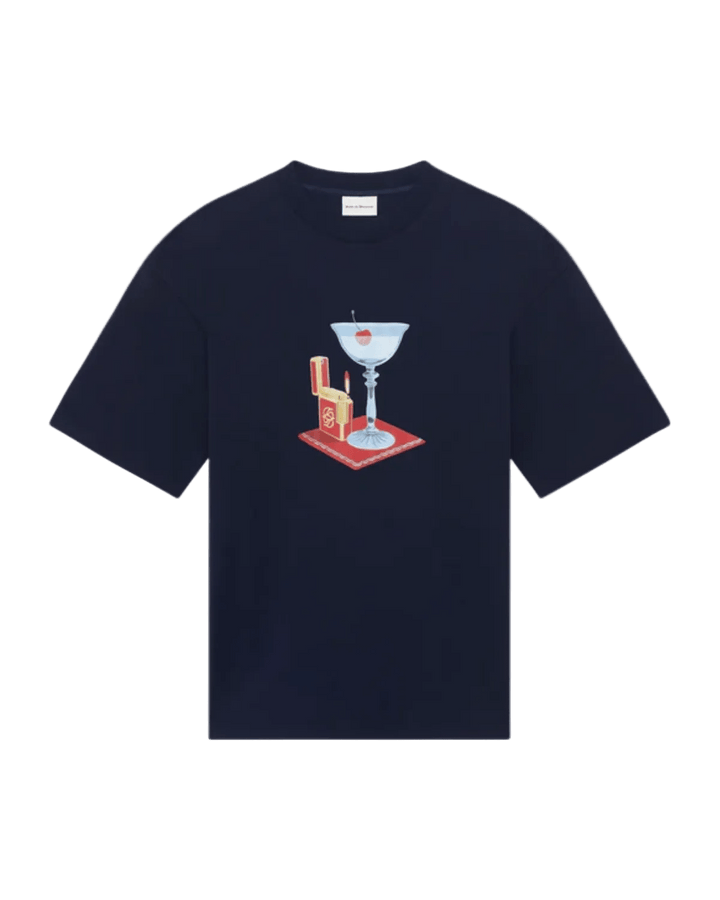 DRÔLE DE MONSIEUR - T-Shirt Cocktail Marine - Lothaire