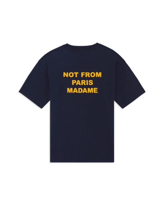 DRÔLE DE MONSIEUR - T-shirt Slogan Bleu marine - Lothaire