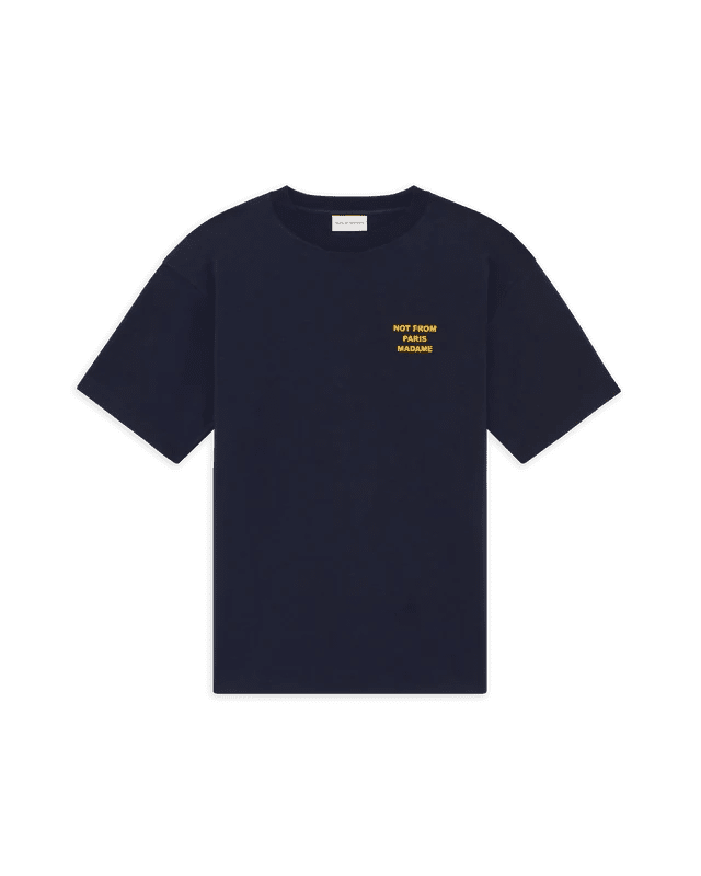 DRÔLE DE MONSIEUR - T-shirt Slogan Bleu marine - Lothaire