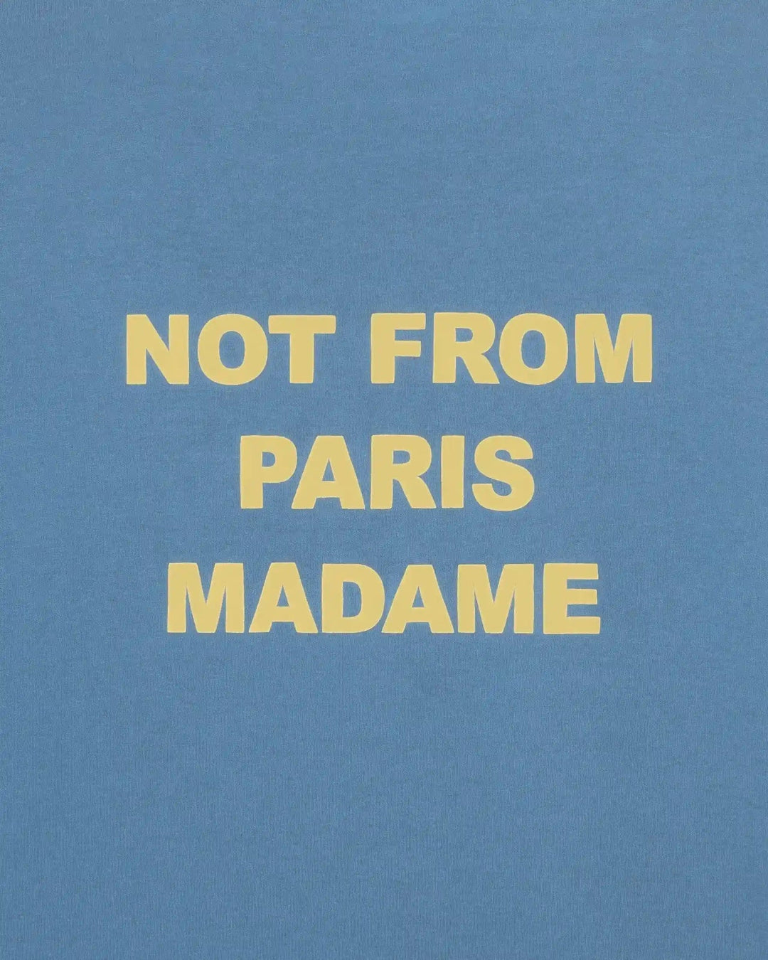 DRÔLE DE MONSIEUR - T-shirt Slogan en coton interlock Bleu - Lothaire