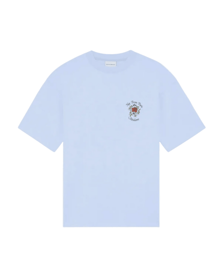 DRÔLE DE MONSIEUR - T-Shirt Slogan Rose Bleu clair - Lothaire