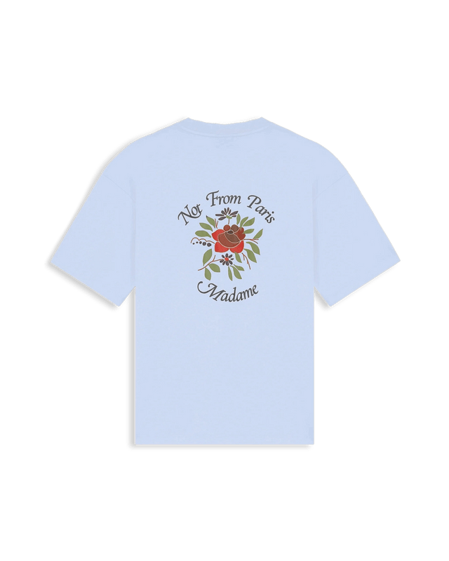 DRÔLE DE MONSIEUR - T-Shirt Slogan Rose Bleu clair - Lothaire