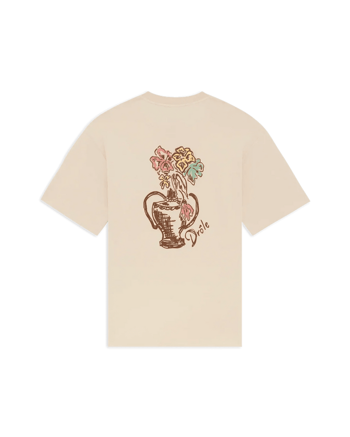 DRÔLE DE MONSIEUR - T-shirt Vase Havana en coton Beige - Lothaire