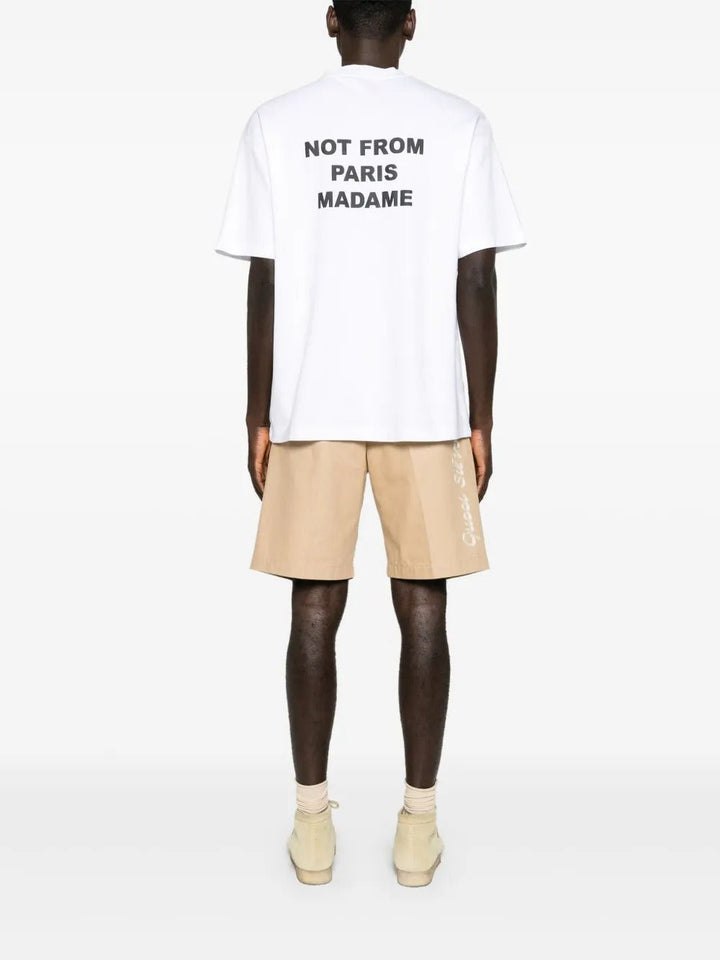 DRÔLE DE MONSIEUR - T-Shirts à Slogan Imprimé Blanc - Lothaire