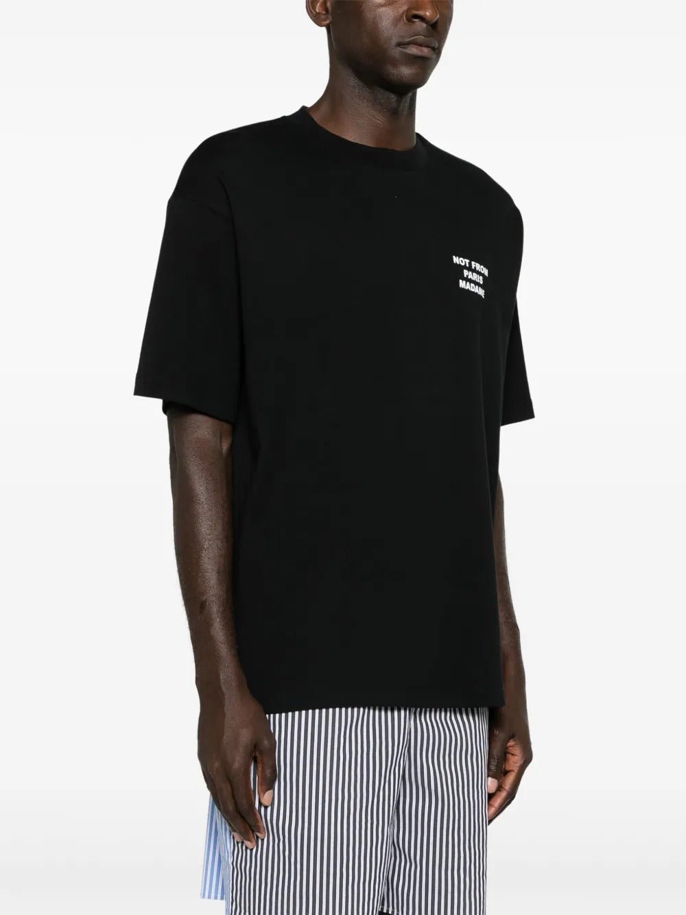 DRÔLE DE MONSIEUR - T-Shirts à Slogan Imprimé Noir - Lothaire