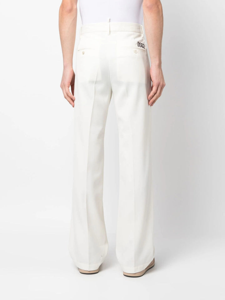 Dsquared2 Pantalon droit à design plissé - Lothaire