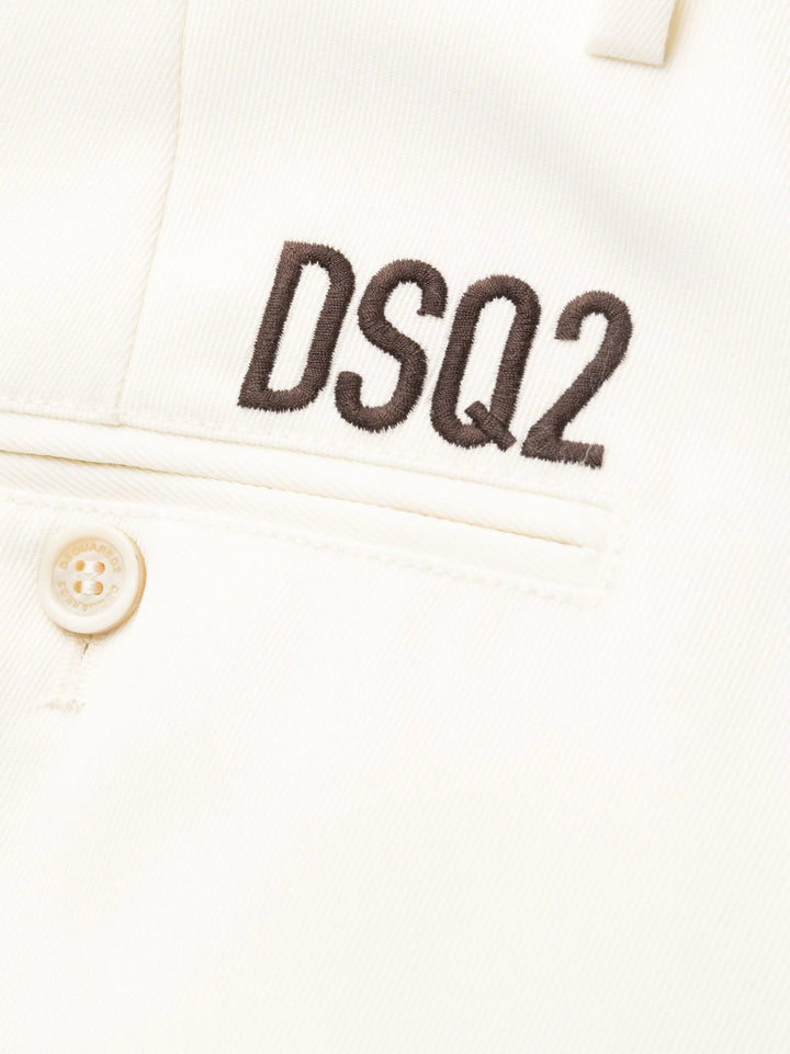 Dsquared2 Pantalon droit à design plissé - Lothaire