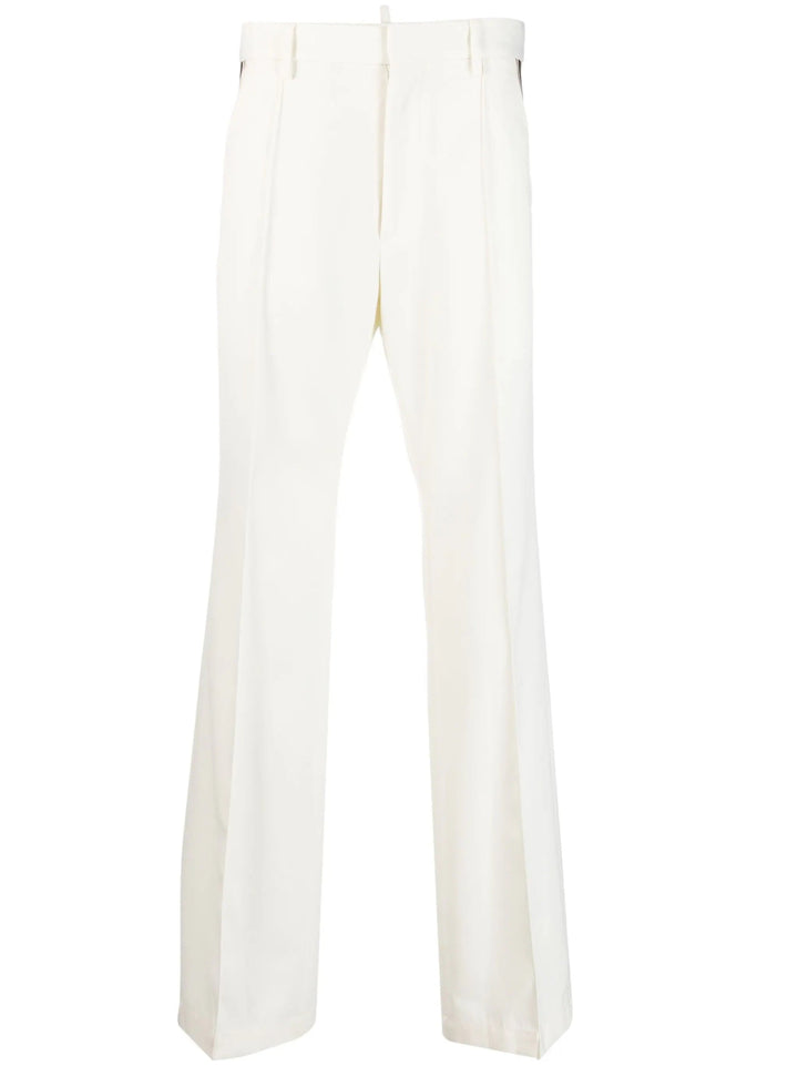 Dsquared2 Pantalon droit à design plissé - Lothaire