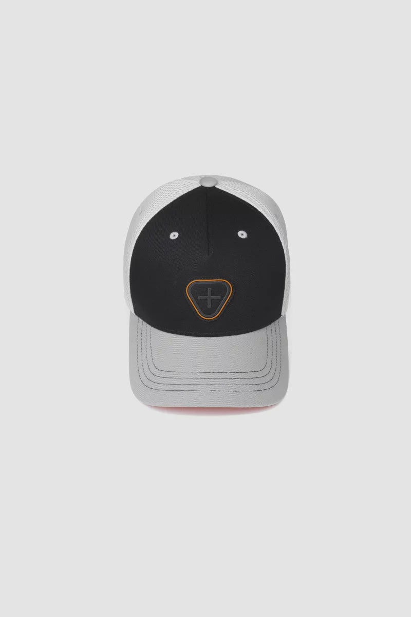 GERTRUDE - Casquette Trucker Colorblock Billys Noir / Perle