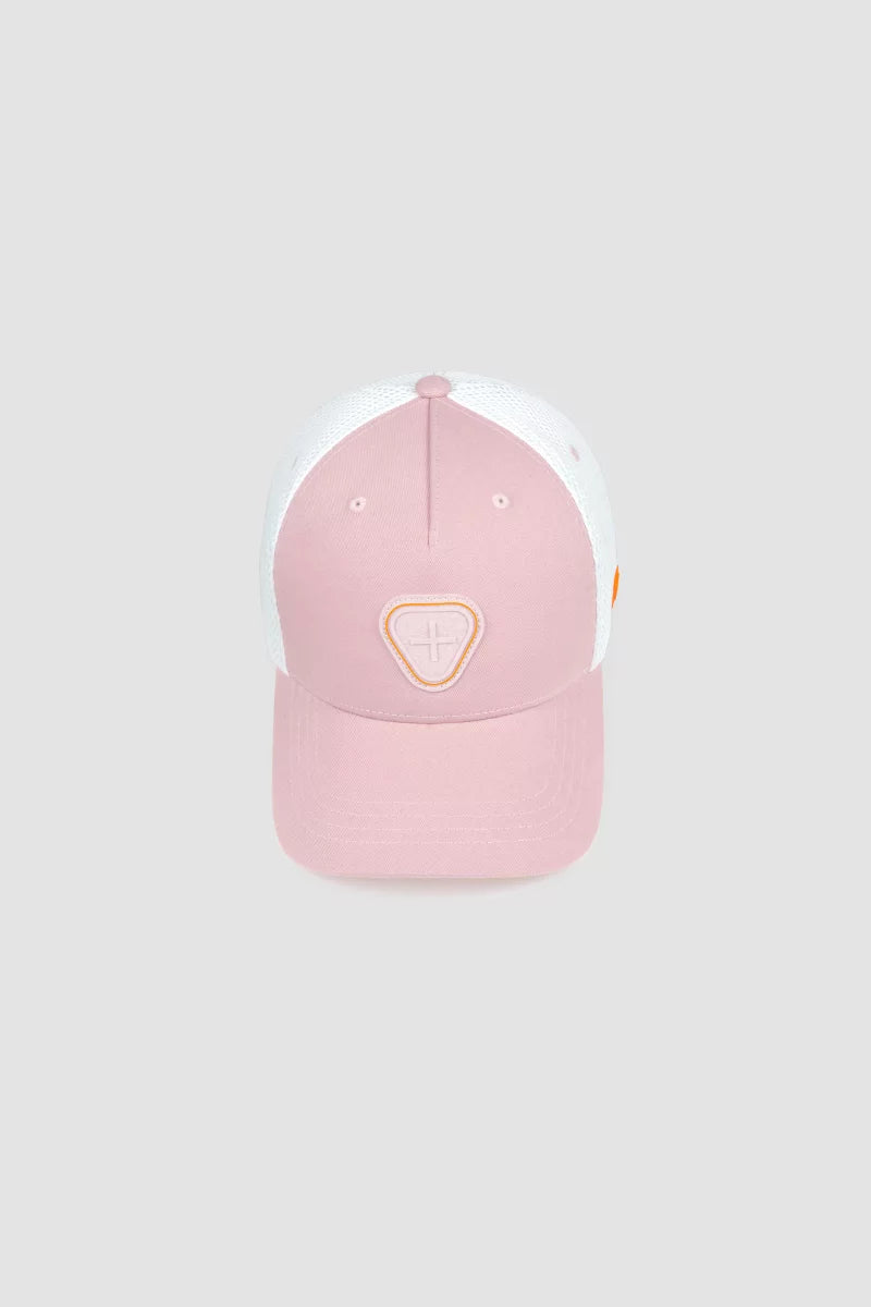 GERTRUDE - Casquette trucker colorblock Billys Rose poudré