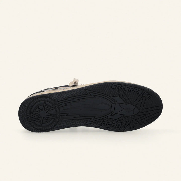 ENTERPRISE JAPAN - Sneaker Unisexe Vintage ENTJPN EGG ROCKET Blanc/Noir - Lothaire