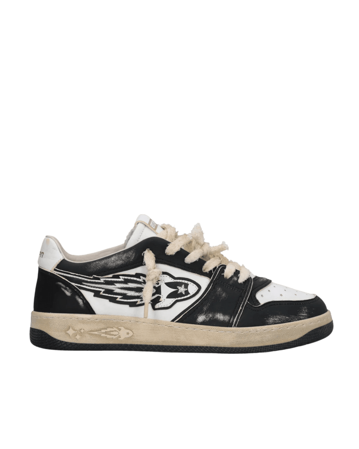 ENTERPRISE JAPAN - Sneaker Unisexe Vintage ENTJPN EGG ROCKET Blanc/Noir - Lothaire