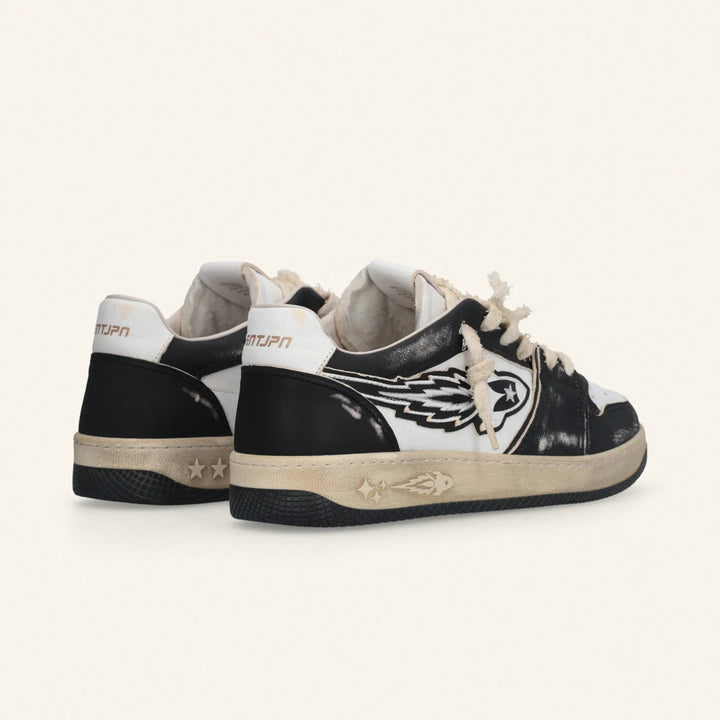 ENTERPRISE JAPAN - Sneaker Unisexe Vintage ENTJPN EGG ROCKET Blanc/Noir - Lothaire