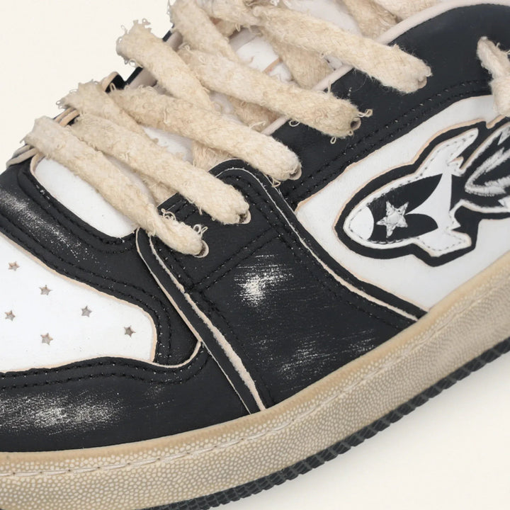 ENTERPRISE JAPAN - Sneaker Unisexe Vintage ENTJPN EGG ROCKET Blanc/Noir - Lothaire