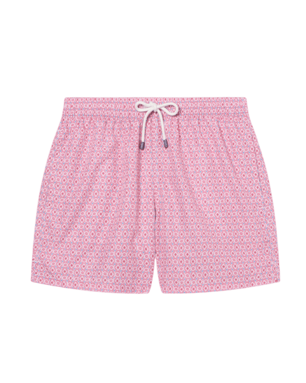 FEDELI - Short de bain Madeira - Diamond pattern - Lothaire