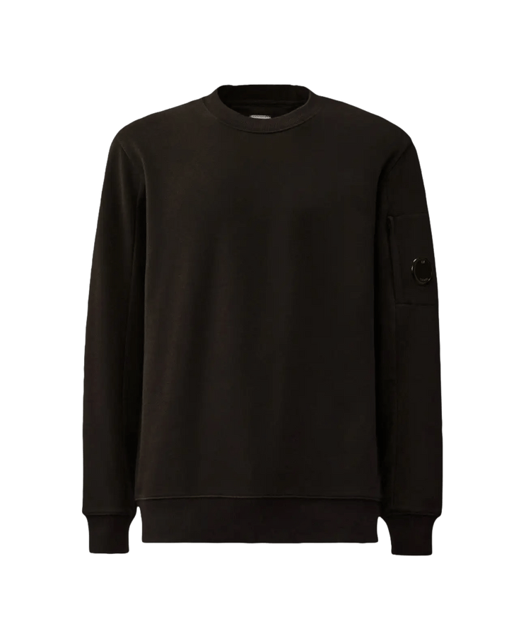 Fiche ok, corriger le prix et activer quand MSC a terminé C.P. COMPANY - Diagonal Raised Fleece Crewneck Lens Sweatshirt - Noir - Lothaire