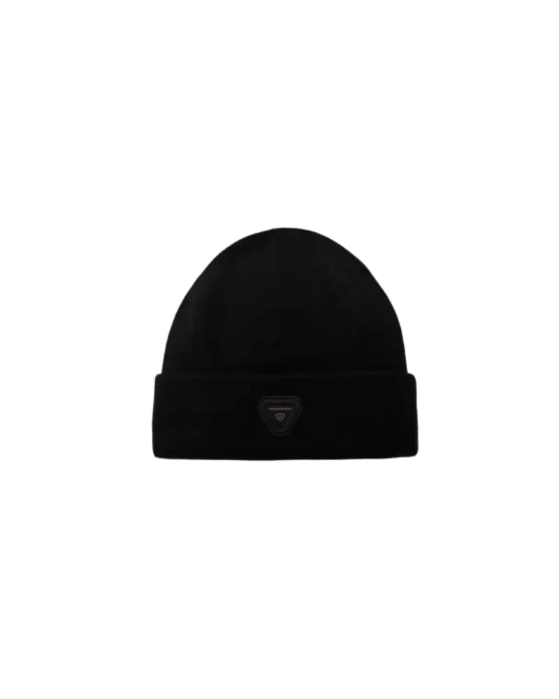 GERTRUDE - Bonnet Jadr maille imitation mohair Noir - Lothaire