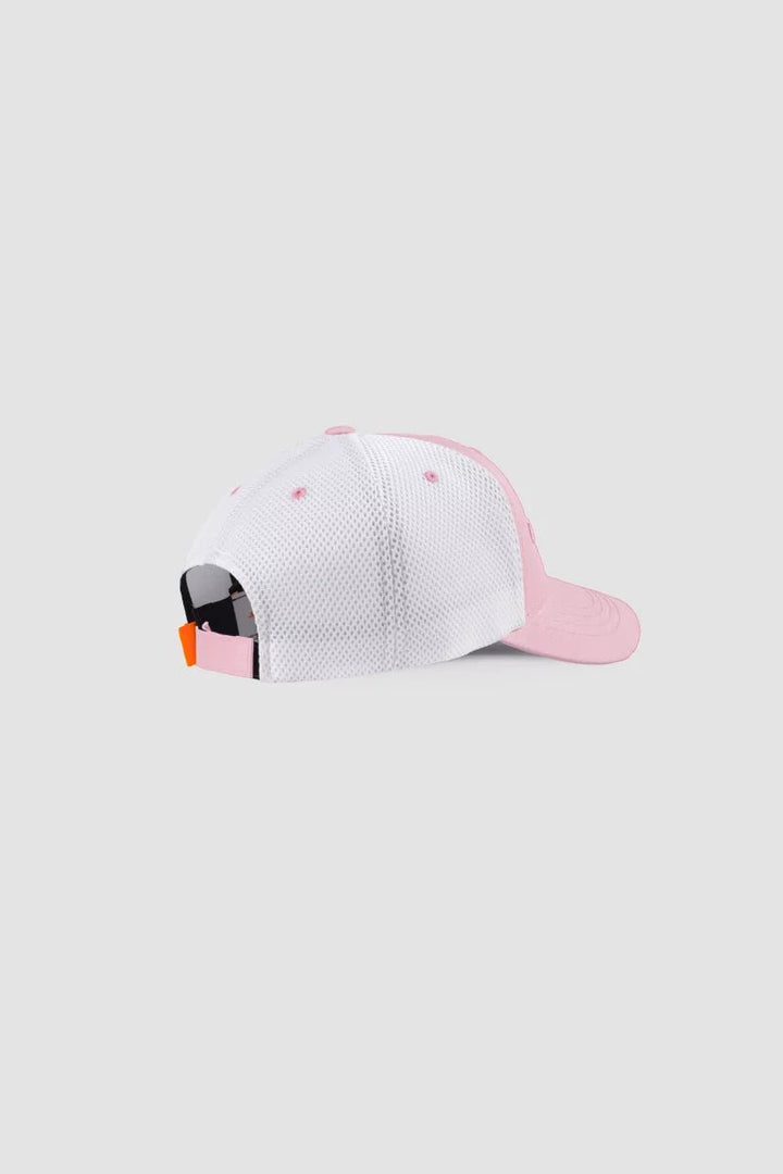GERTRUDE - Casquette Benja trucker bi-matière Baby Rose / Blanc - Lothaire