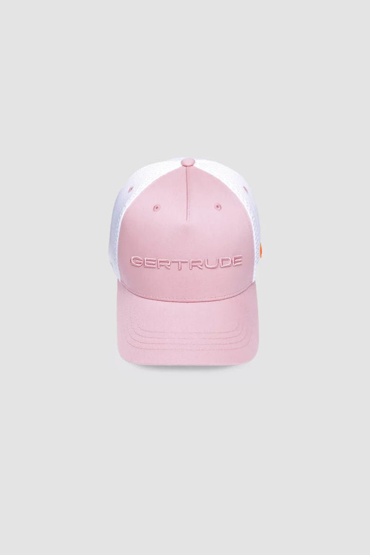 GERTRUDE - Casquette Benja trucker bi-matière Baby Rose / Blanc - Lothaire