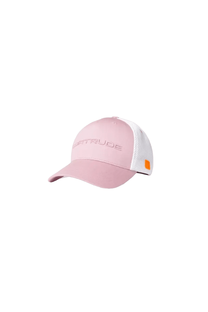 GERTRUDE - Casquette Benja trucker bi-matière Baby Rose / Blanc - Lothaire