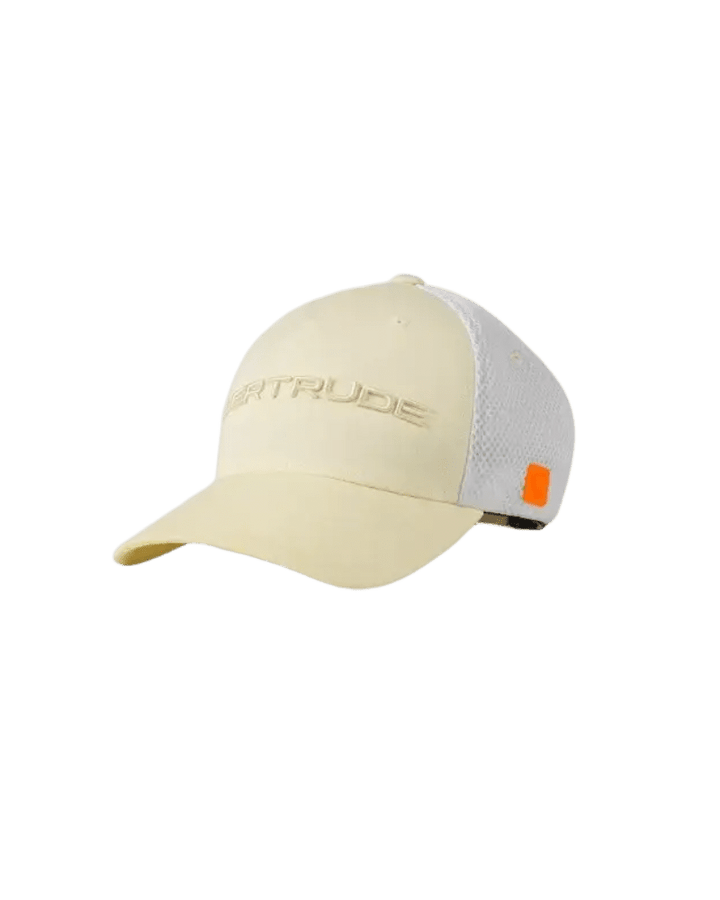 GERTRUDE - Casquette trucker bi-matière Benja Écru et Blanc - Lothaire