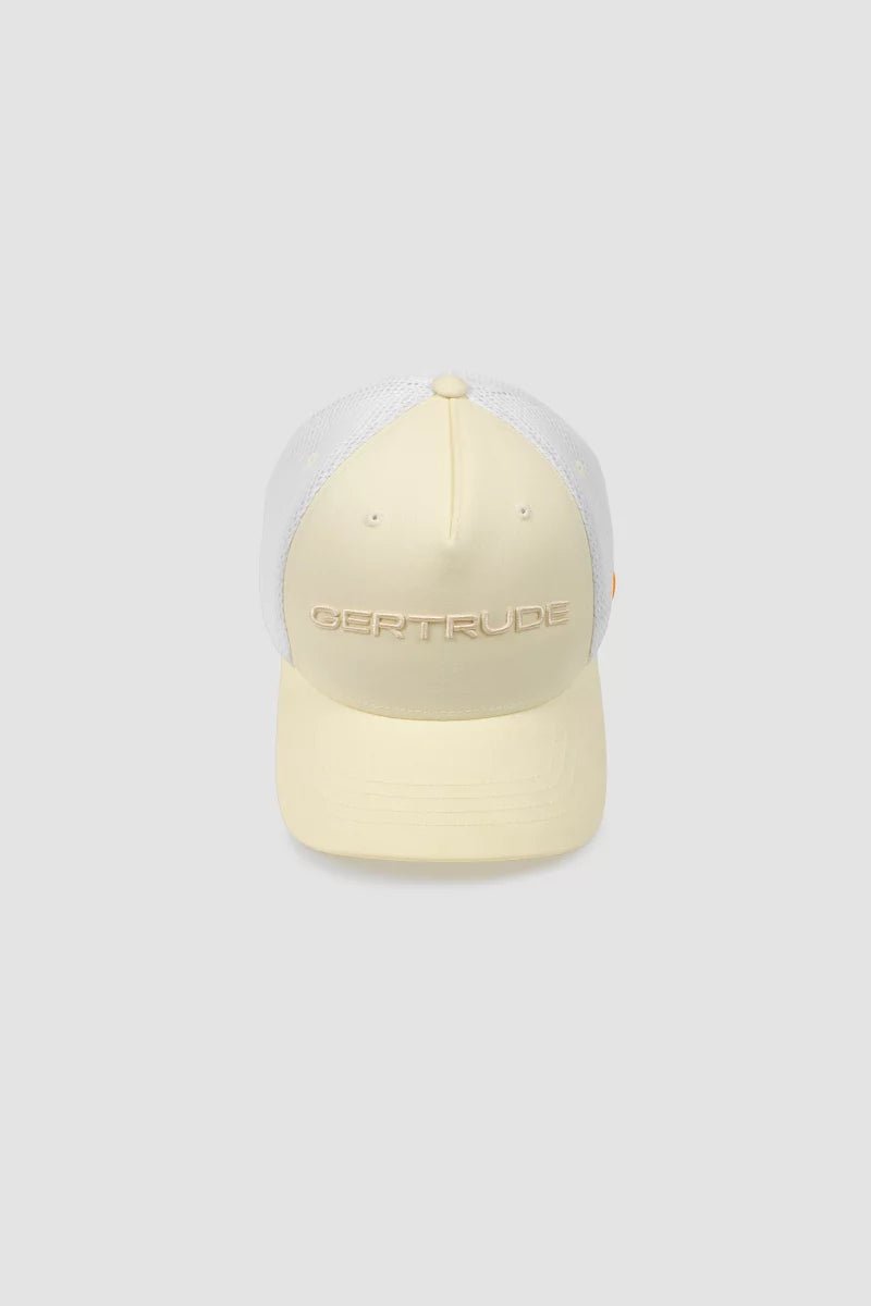 GERTRUDE - Casquette trucker bi-matière Benja Écru et Blanc - Lothaire