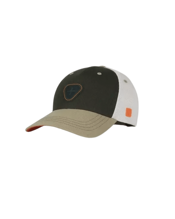 GERTRUDE - Casquette trucker colorblock Billys Kaki foncé / Beige argile - Lothaire
