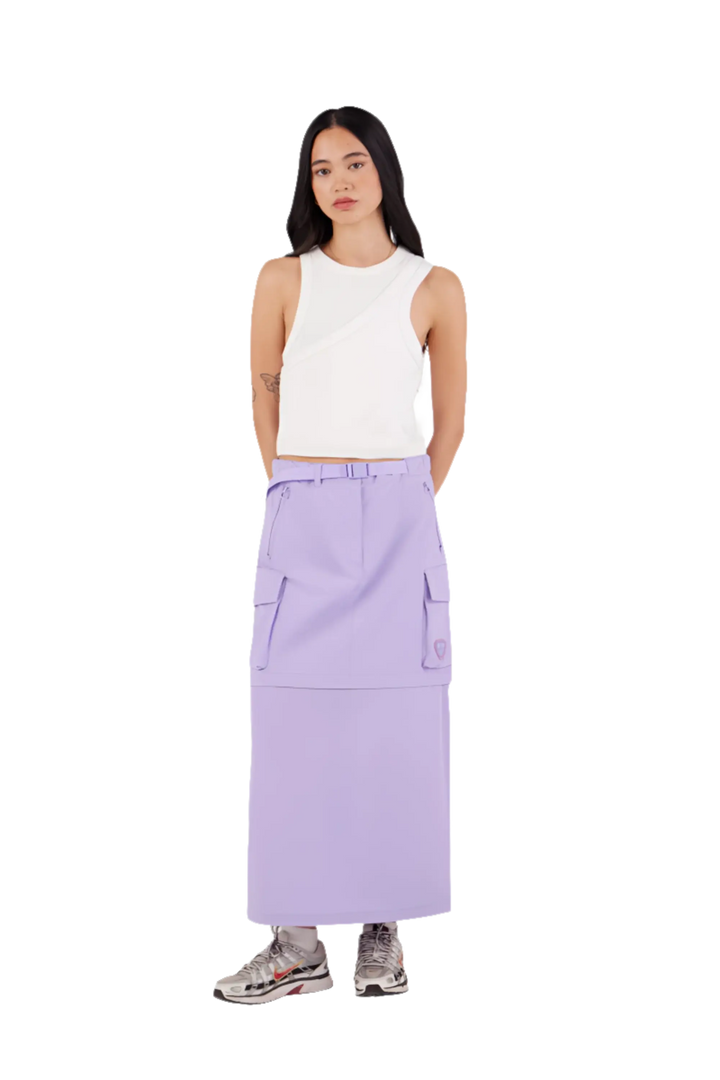 GERTRUDE - Débardeur asymétrique en jersey Deyna Blanc - Lothaire