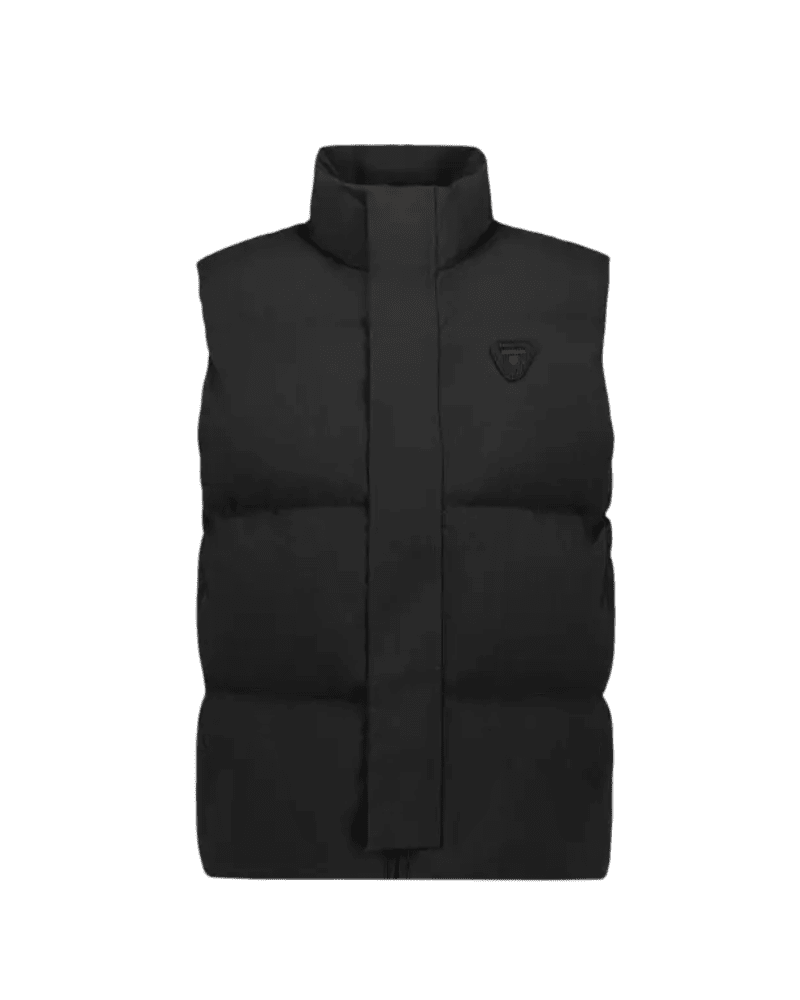 GERTRUDE - Doudoune Cesario sans manches en nylon ripstop Noir - Lothaire