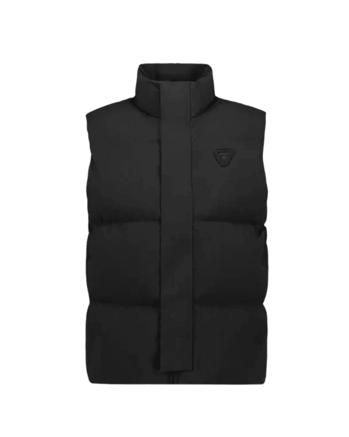 GERTRUDE - Doudoune Cesario sans manches en nylon ripstop Noir - Lothaire