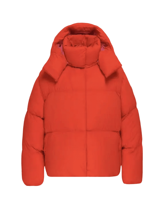 GERTRUDE - Doudoune Liv Oversize à Capuche Rouge - Lothaire
