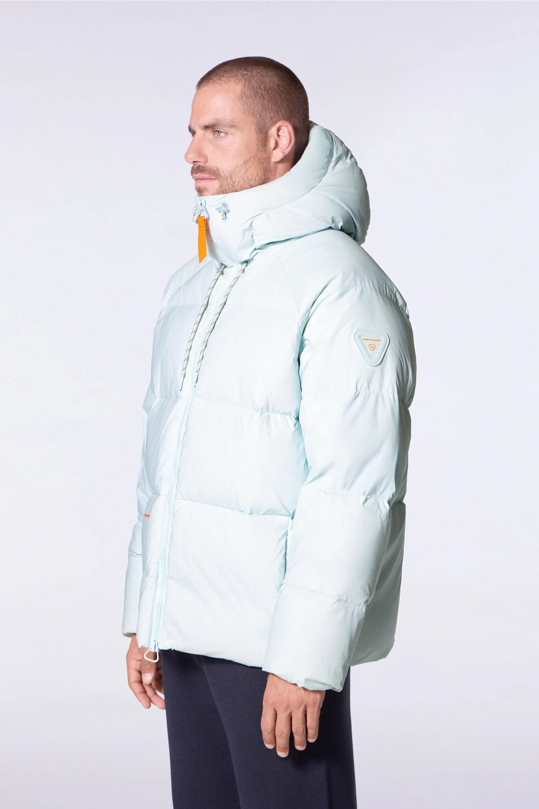 GERTRUDE - Doudoune mixte oversize à capuche Azael Glacier - Lothaire