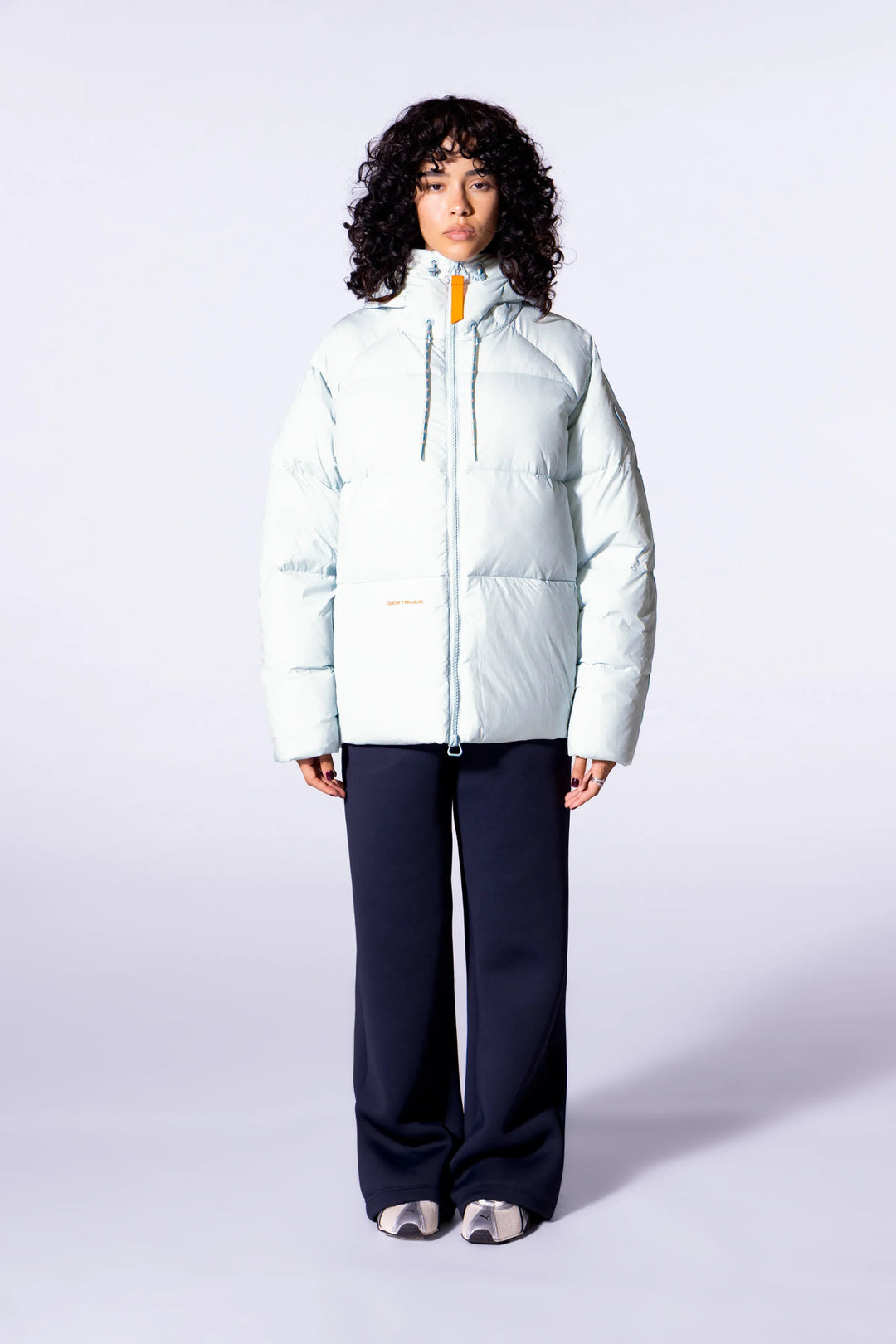 GERTRUDE - Doudoune mixte oversize à capuche Azael Glacier - Lothaire
