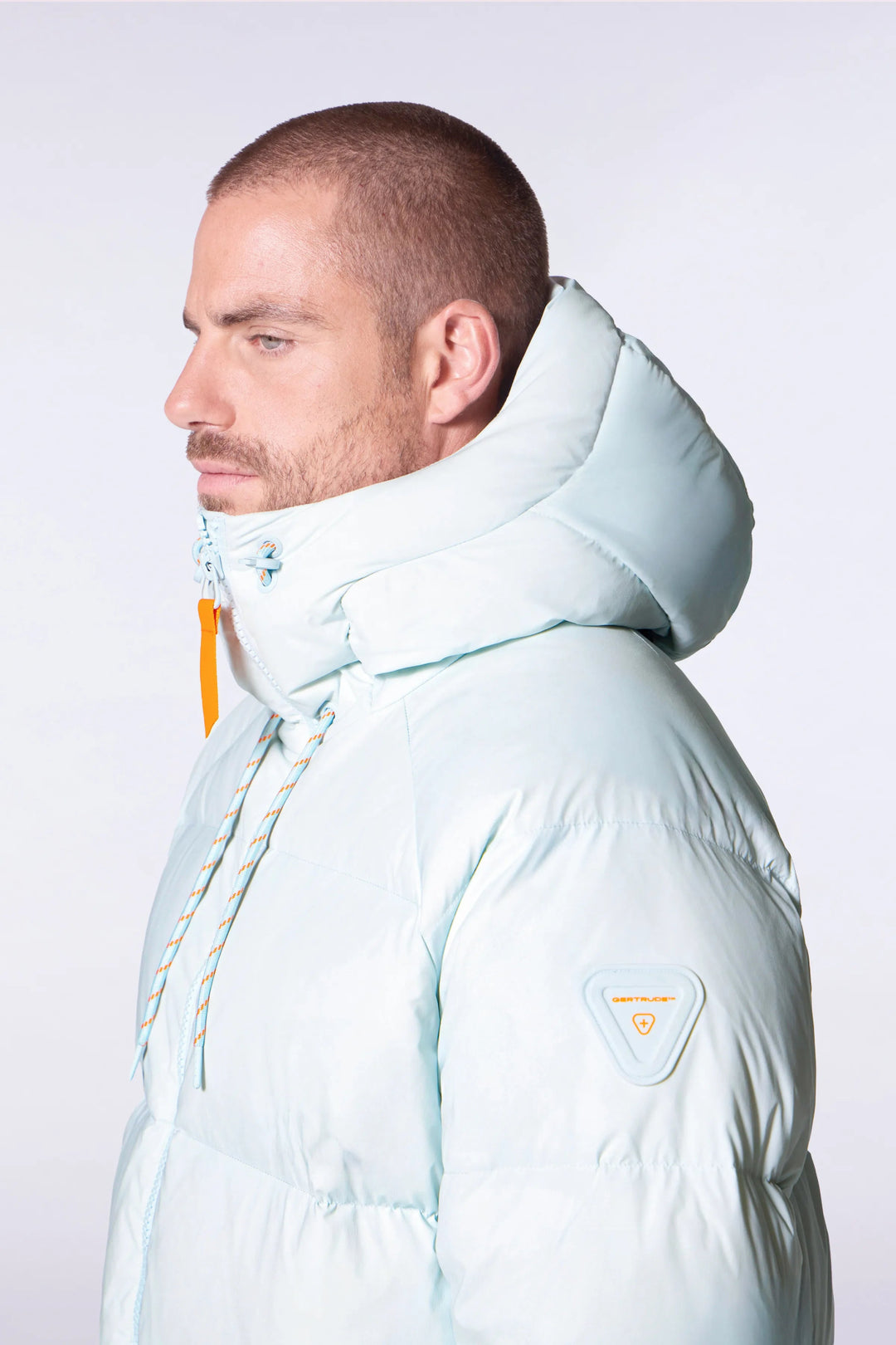 GERTRUDE - Doudoune mixte oversize à capuche Azael Glacier - Lothaire