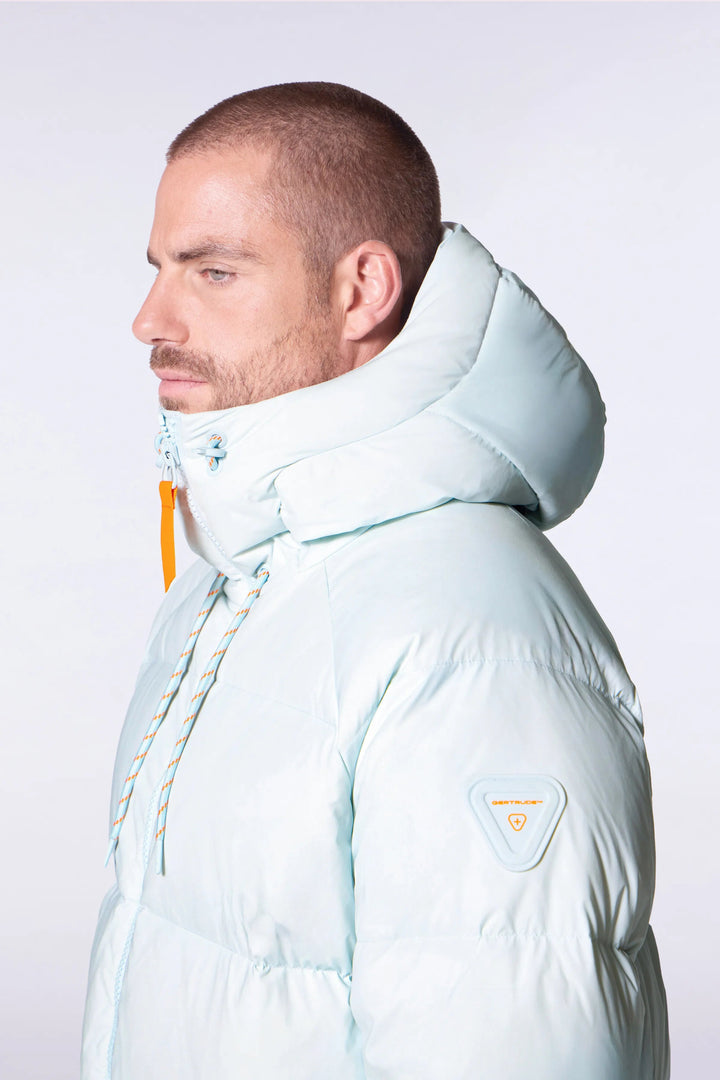 GERTRUDE - Doudoune mixte oversize à capuche Azael Glacier - Lothaire