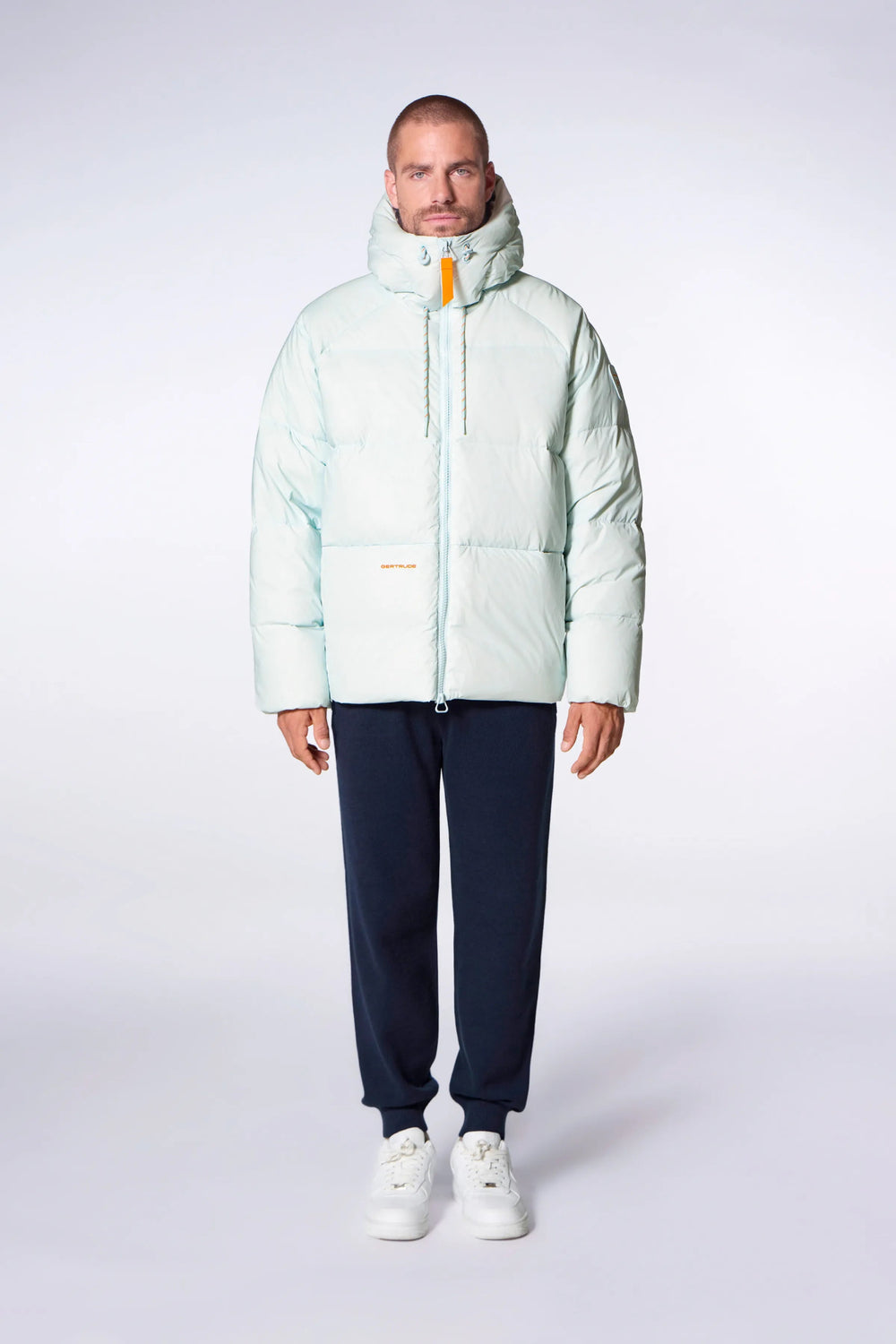 GERTRUDE - Doudoune mixte oversize à capuche Azael Glacier - Lothaire