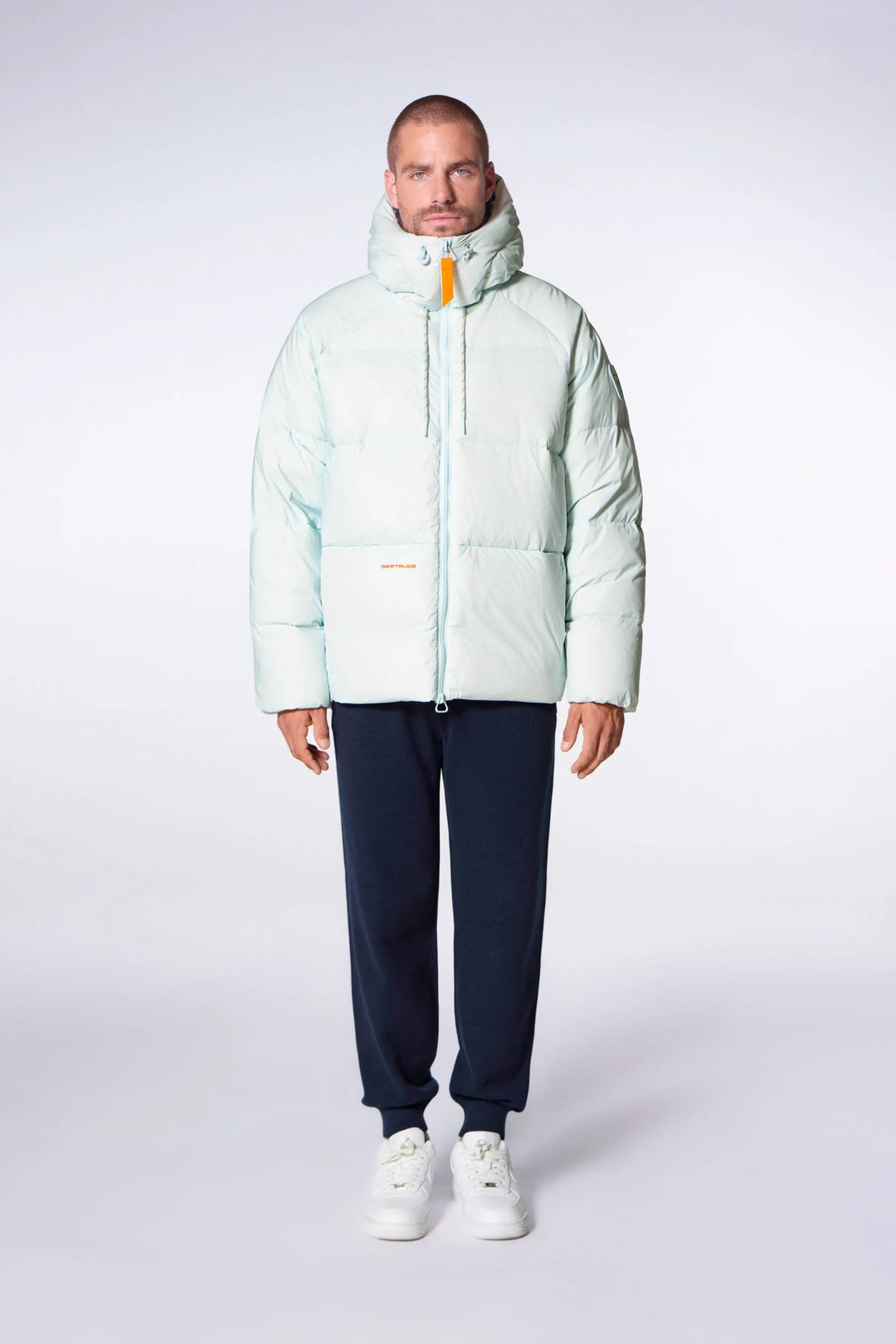 GERTRUDE - Doudoune mixte oversize à capuche Azael Glacier - Lothaire