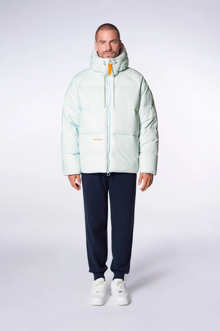 GERTRUDE - Doudoune mixte oversize à capuche Azael Glacier - Lothaire
