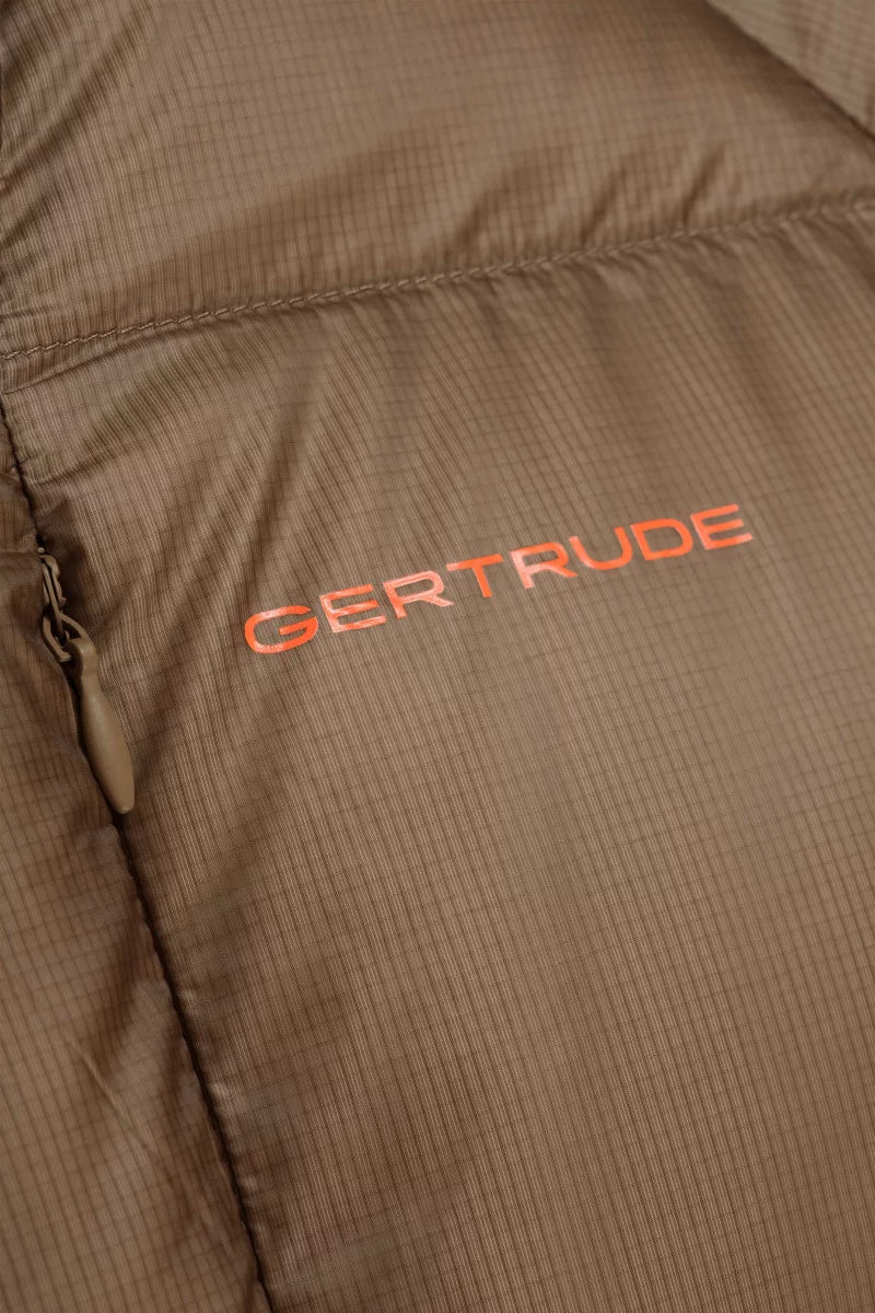 GERTRUDE - Doudoune Zaza en ripstop fin Marron taupe - Lothaire