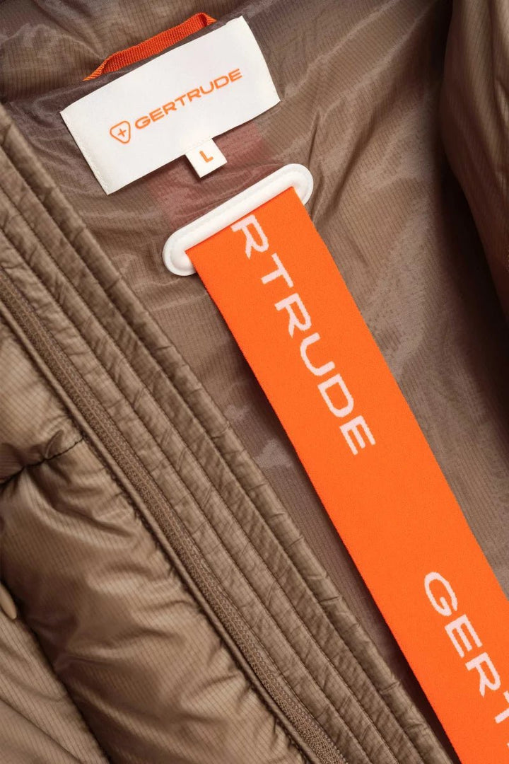 GERTRUDE - Doudoune Zaza en ripstop fin Marron taupe - Lothaire