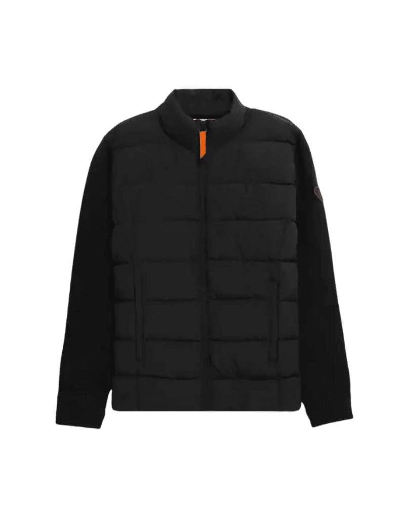 GERTRUDE - Gilet Alessandro col montant matelassé Noir - Lothaire