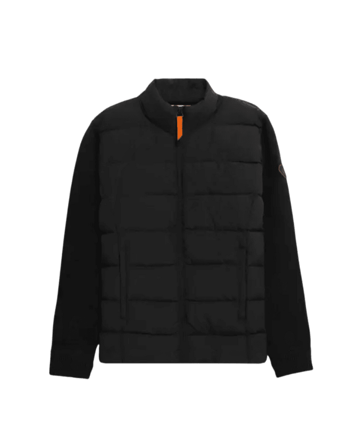 GERTRUDE - Gilet Alessandro col montant matelassé Noir - Lothaire