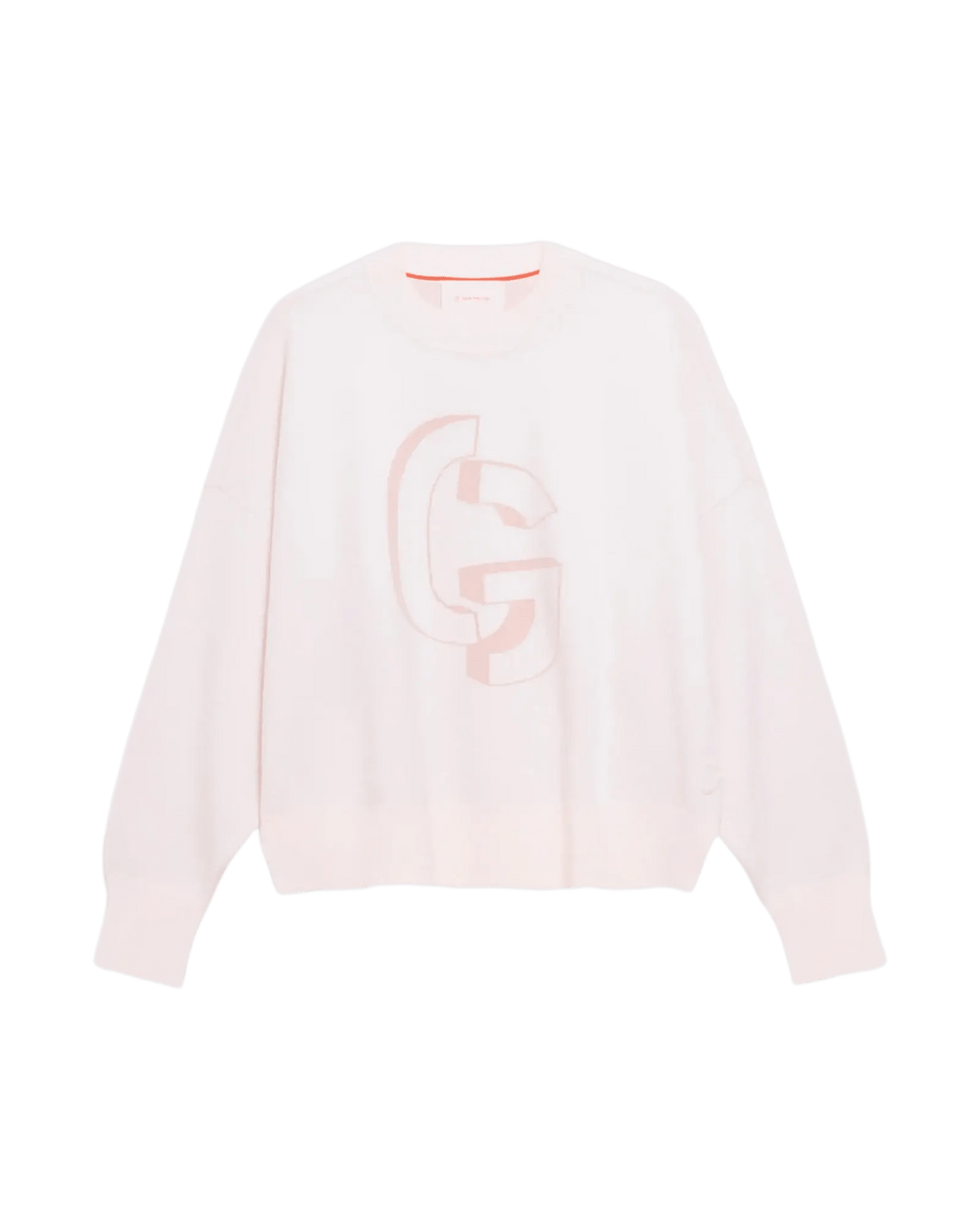 GERTRUDE - Pull en maille jacquard ample Natalia Crème - Lothaire