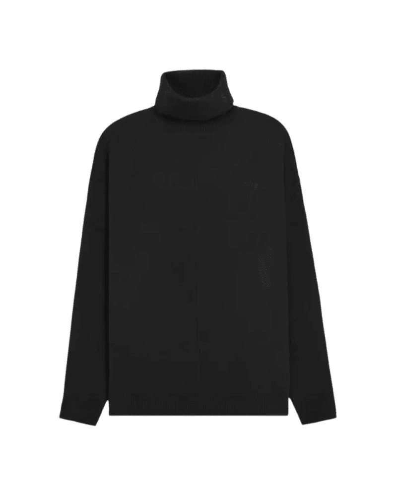 GERTRUDE - Pull Oliver col roulé Noir - Lothaire
