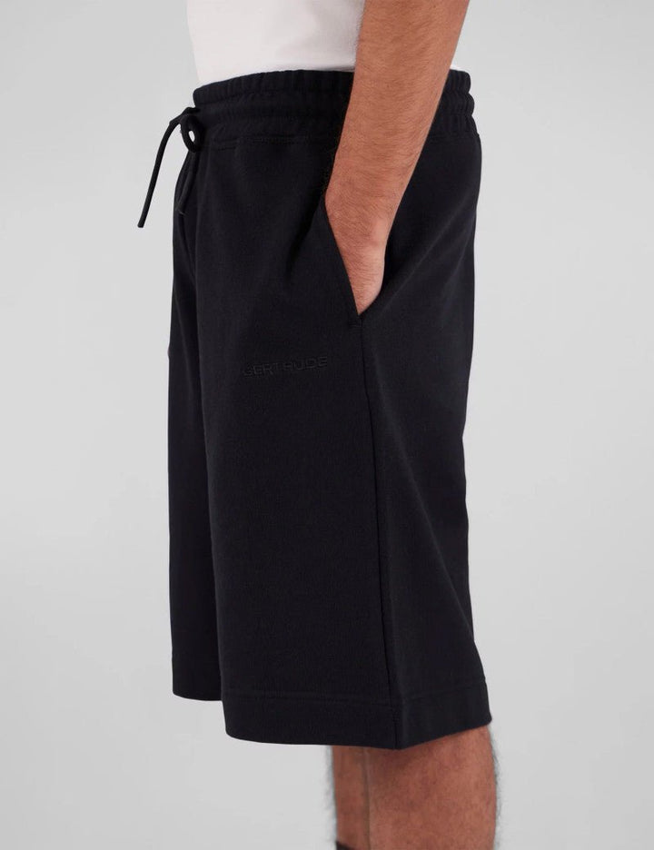 GERTRUDE - Short Droit Molleton Homme Yann Noir - Lothaire