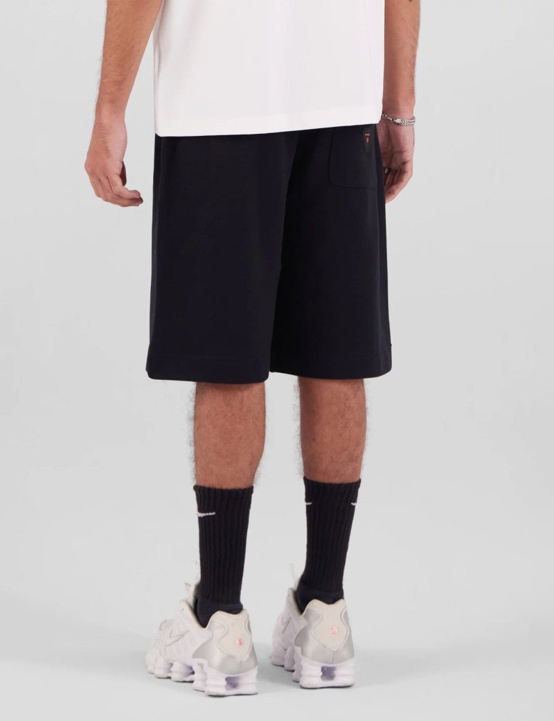GERTRUDE - Short Droit Molleton Homme Yann Noir - Lothaire