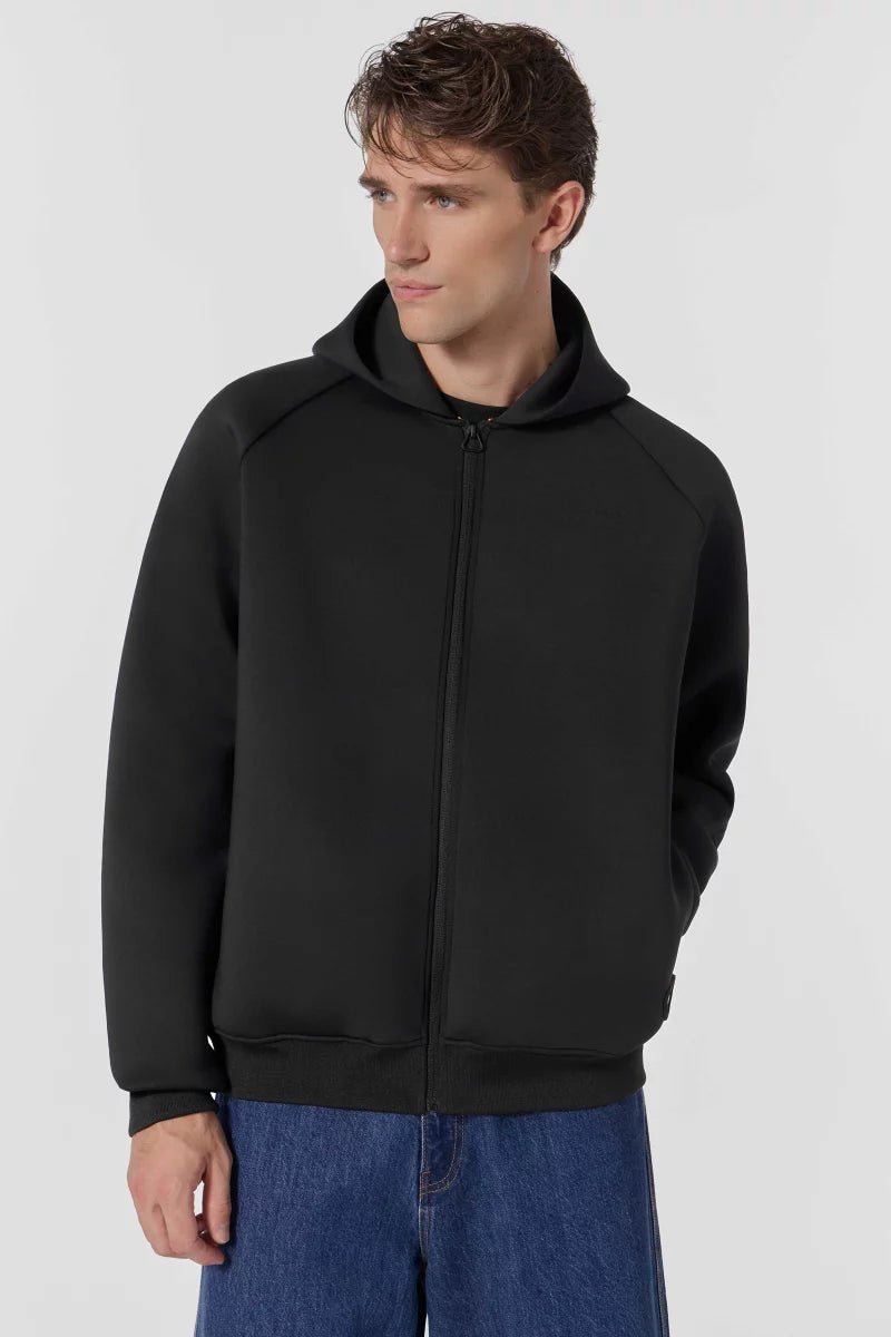 GERTRUDE - Sweat à capuche Melvin zippé Noir - Lothaire